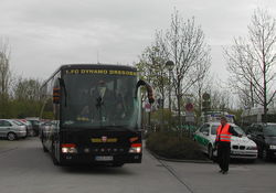 Dynamo Mannschaftsbus